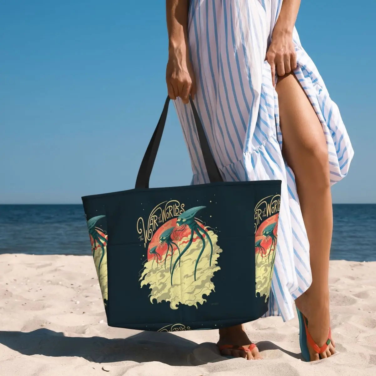 Пляжная большая сумка War Of The Worlds Спортивная сумка для занятий йогой в тренажерном зале Большая большая сумка Женская дорожная сумка Сумка для фитнеса
Пляжная большая сумка War Of The Worlds Спортивная сумка для занятий йогой в тренажерном зале Большая большая сумка Женская дорожная сумка Сумка для фитнеса