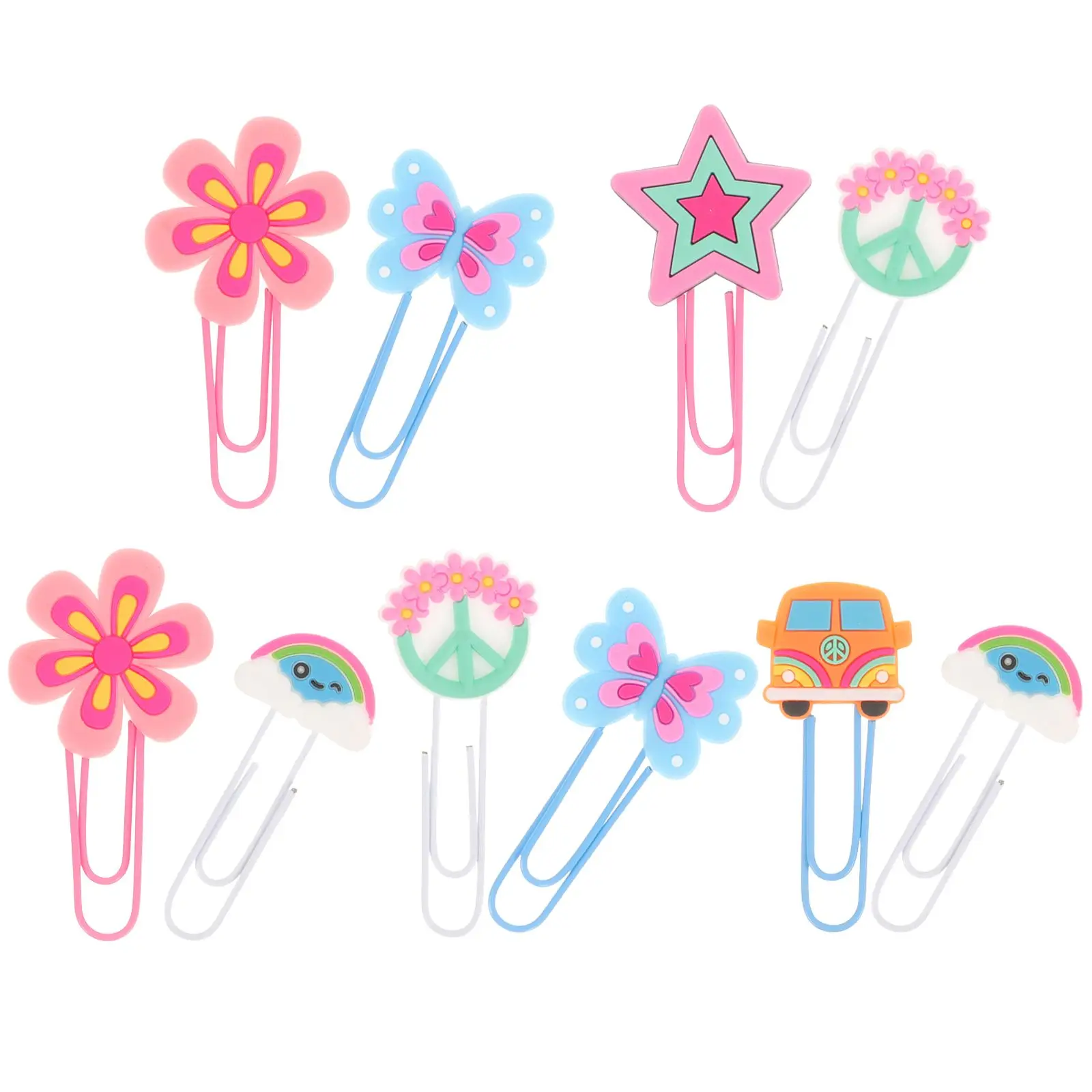 10 Pcs Cartoon Bookmark Paper Clips Creative Shaped Metal Vintage Office School Supplies Lovely Novelty File Clips Large Small
10 Pcs Cartoon Bookmark Paper Clips Creative Shaped Metal Vintage Office School Supplies Lovely Novelty File Clips Large Small