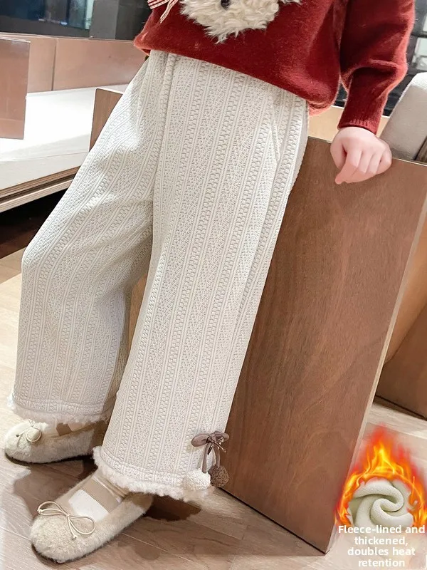 Thiened Fce, прямые брюки для девочек, осенне-зимние новые повседневные брюки с милым шаром, длинные брюки с высокой талией
Thiened Fce, прямые брюки для девочек, осенне-зимние новые повседневные брюки с милым шаром, длинные брюки с высокой талией