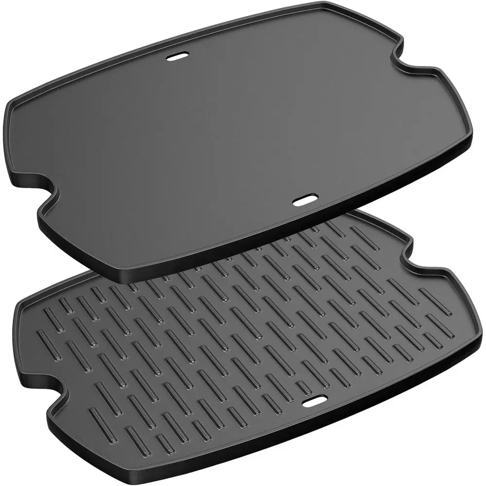 Griddle for Gas Grills, Compatible with Q100 Q1200 Q1400 Q120 Q1000 Models, BBQ Accessories, Cast Iron, 1 Pack
Griddle for Gas Grills, Compatible with Q100 Q1200 Q1400 Q120 Q1000 Models, BBQ Accessories, Cast Iron, 1 Pack