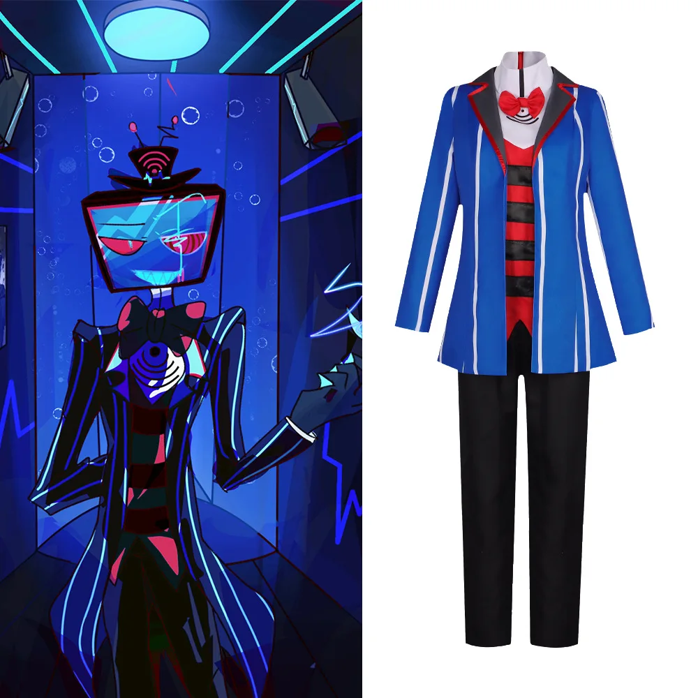 New Hell's Inn Cosplay Costume Same As The Character's Vox Uniform Cosplay Costume Halloween Performance Costume
New Hell's Inn Cosplay Costume Same As The Character's Vox Uniform Cosplay Costume Halloween Performance Costume