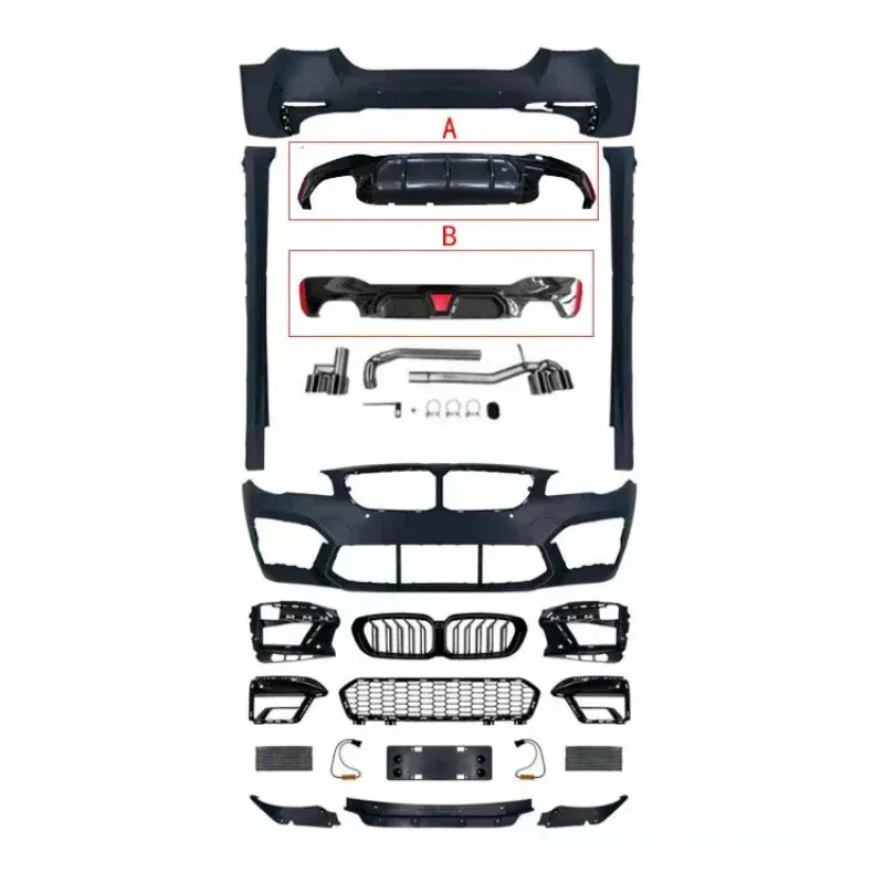 High Quality F10 F18 Upgr G30 G38 M5 Style BodyKit Grille Front And Rear Bumper Body Kits 5 Series
High Quality F10 F18 Upgr G30 G38 M5 Style BodyKit Grille Front And Rear Bumper Body Kits 5 Series
