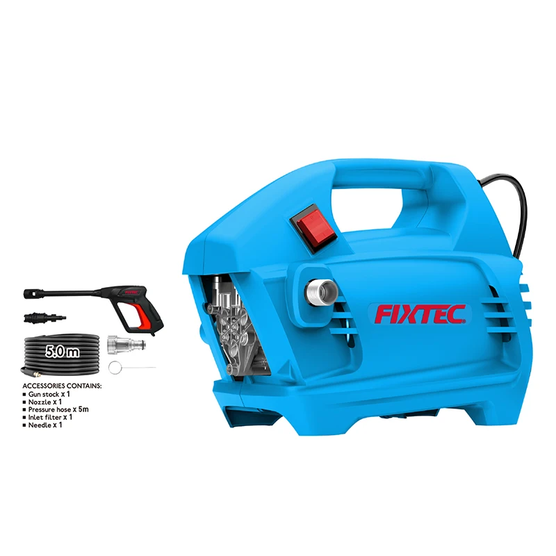 FIXTEC China Supplier 1200W Induction Motor Portable Electric Car Washer Machine Handheld 105bar High Pressure Washer
FIXTEC China Supplier 1200W Induction Motor Portable Electric Car Washer Machine Handheld 105bar High Pressure Washer