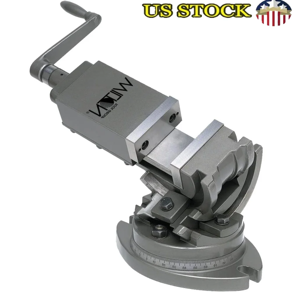 4 Inch 3-Axis Tilting Vise Precision Tool Swivel Base Alloy Steel Milling Drilling Grinding Workshop Equipment
4 Inch 3-Axis Tilting Vise Precision Tool Swivel Base Alloy Steel Milling Drilling Grinding Workshop Equipment