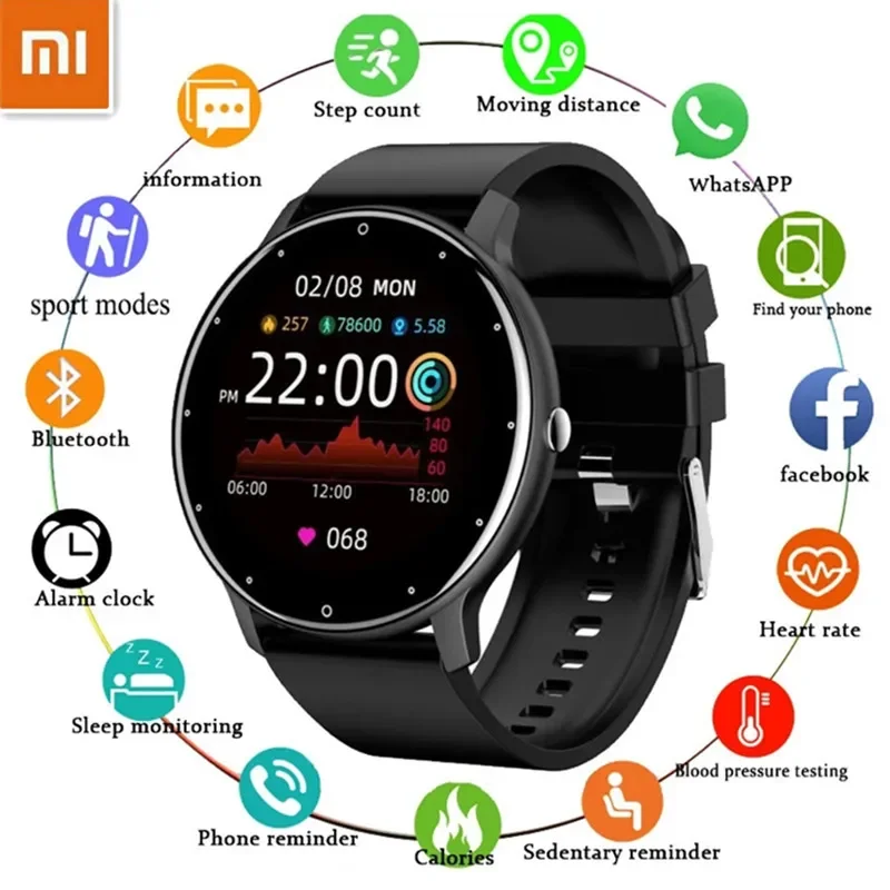 Смарт-часы Xiaomi ZL02D для мужчин и женщин, спортивные Смарт-часы для фитнеса, сна, пульсометр, водонепроницаемые для IOS, Android, Bluetooth-телефона
Смарт-часы Xiaomi ZL02D для мужчин и женщин, спортивные Смарт-часы для фитнеса, сна, пульсометр, водонепроницаемые для IOS, Android, Bluetooth-телефона