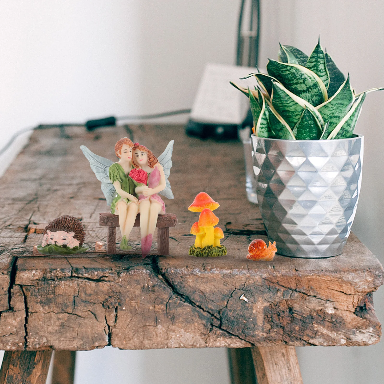 1Set Reliable Resin Fairy Statue Unique Shape Garden Home Office Decor Lifelike Atmosphere Compact Size Gift Fairy Statue
1Set Reliable Resin Fairy Statue Unique Shape Garden Home Office Decor Lifelike Atmosphere Compact Size Gift Fairy Statue