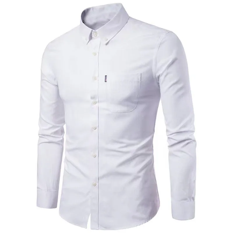 Autumn Men Long Sleeve Shirt 2025 New Striped Men's Casual Shirt Cotton Plus Size Dark Gray Pocket Decoration Slim Fit Men Shirt
Autumn Men Long Sleeve Shirt 2025 New Striped Men's Casual Shirt Cotton Plus Size Dark Gray Pocket Decoration Slim Fit Men Shirt