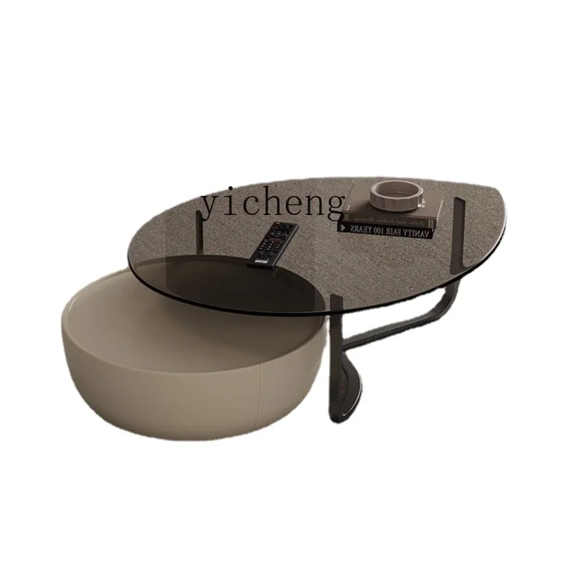 ZC Tempered Glass Coffee Table Living Room Small Apartment Tea Table Modern Combination Tea Table
ZC Tempered Glass Coffee Table Living Room Small Apartment Tea Table Modern Combination Tea Table