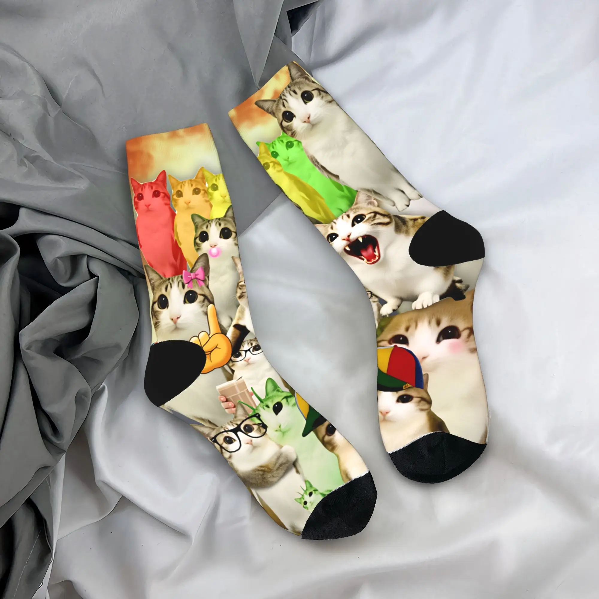 Funny Meowl Cat Meme Stockings Men's Socks Soft Casual Socks Autumn Skateboard Non Slip Design Socks Gift
Funny Meowl Cat Meme Stockings Men's Socks Soft Casual Socks Autumn Skateboard Non Slip Design Socks Gift