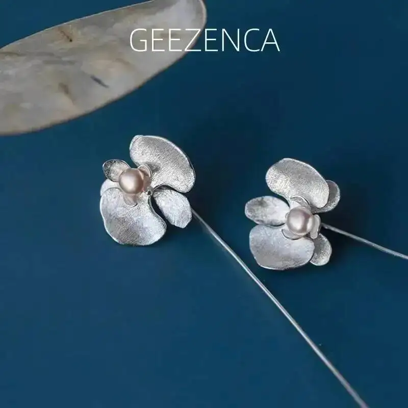 GEEZENCA 925 Sterling Silver Pearl Flower Long Tassel Dangle Earrings For Women Aesthetic Moth Orchid Chic Earring Gift
GEEZENCA 925 Sterling Silver Pearl Flower Long Tassel Dangle Earrings For Women Aesthetic Moth Orchid Chic Earring Gift