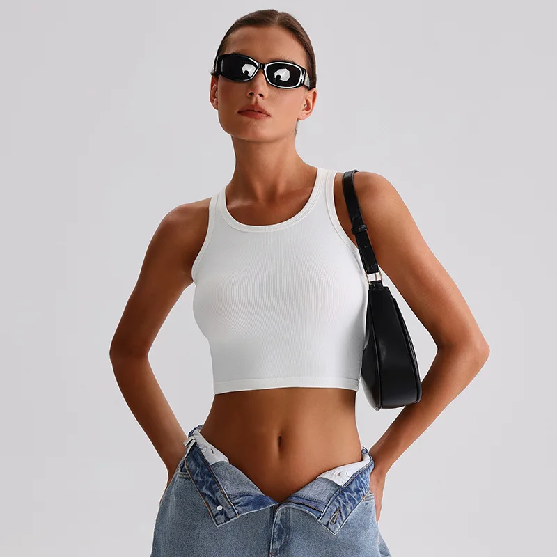 Seamless Padded Yoga Sports Bra Vest Women Shockproof Sleeveless Top High Elastic Fitness Running Crop Tank
Seamless Padded Yoga Sports Bra Vest Women Shockproof Sleeveless Top High Elastic Fitness Running Crop Tank