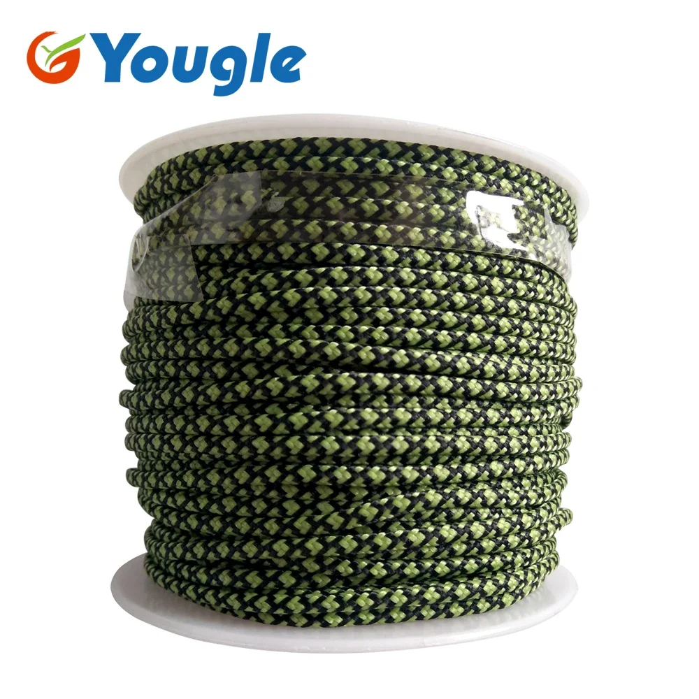 YOUGLE 2mm 3 Strand High quality Paracord Parachute Cord Outdoor Camping tent Rope Fishing line Wholesale 164FT 50meters
YOUGLE 2mm 3 Strand High quality Paracord Parachute Cord Outdoor Camping tent Rope Fishing line Wholesale 164FT 50meters
