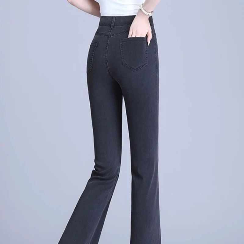 Woman Jeans Bell Bottom Slim Fit Denim Pants for Women 2025 High Quality Medium Wash Size X Larg Korean Style 2000s Y2k Trousers
Woman Jeans Bell Bottom Slim Fit Denim Pants for Women 2025 High Quality Medium Wash Size X Larg Korean Style 2000s Y2k Trousers