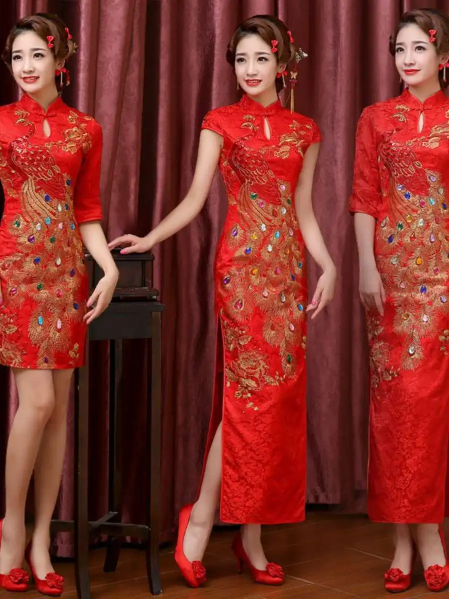 Новая версия женского модного красного длинного стройнящего свадебного/торжественного платья-кимоно для выступлений
Новая версия женского модного красного длинного стройнящего свадебного/торжественного платья-кимоно для выступлений