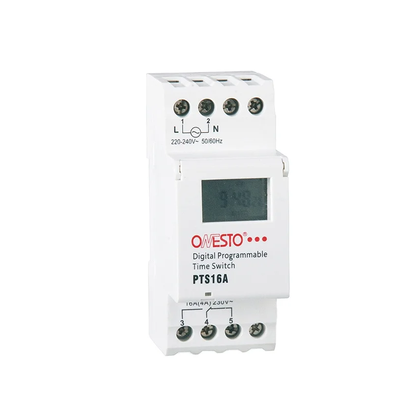 ONESTO Time Switch 16A Digital Timer Time Control Switch 16A With LCD Display
ONESTO Time Switch 16A Digital Timer Time Control Switch 16A With LCD Display