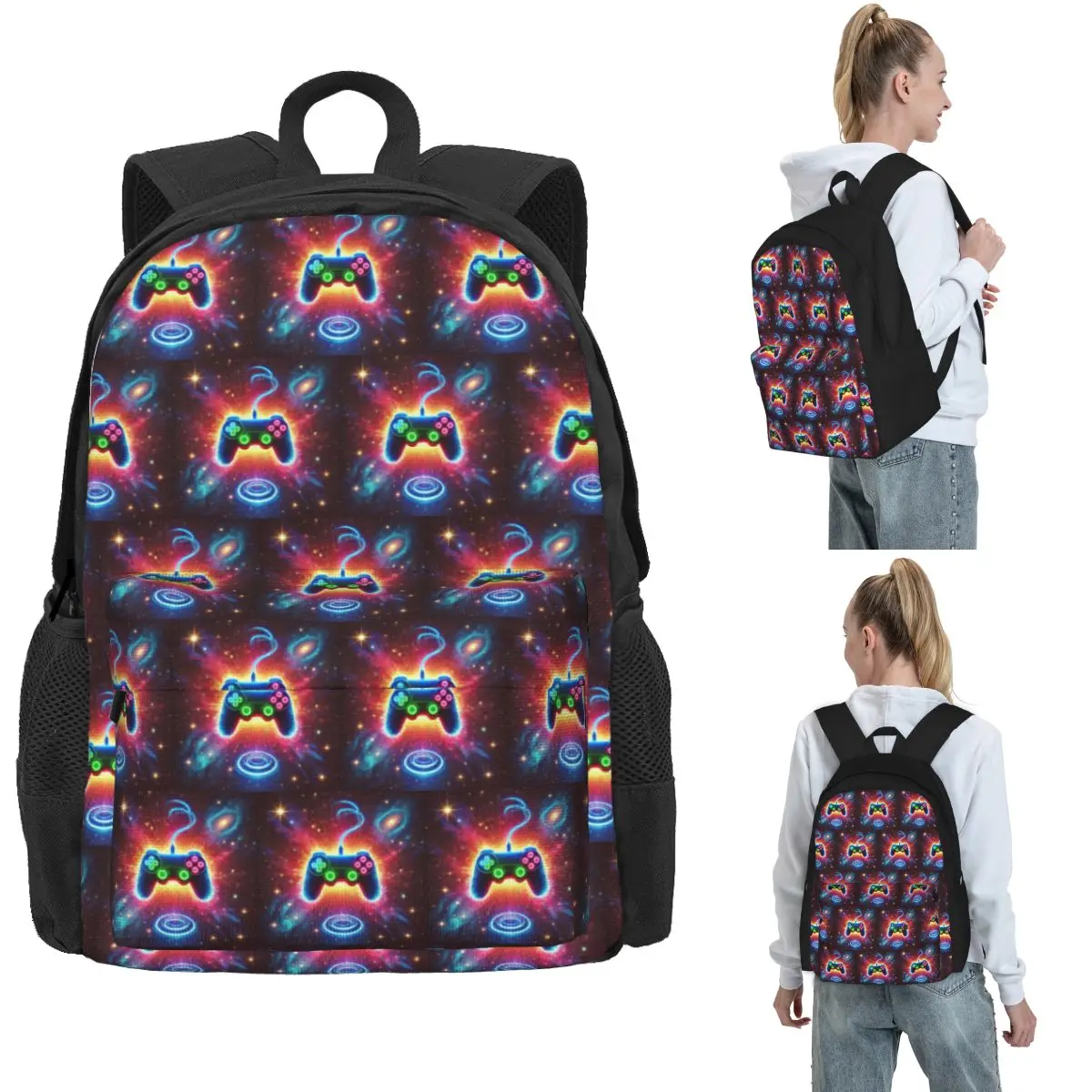 Galactic Gamer Backpack Hot Sale Daypack Large Capacity Children BookBag School Bag Shoulder Bags for Men Women
Galactic Gamer Backpack Hot Sale Daypack Large Capacity Children BookBag School Bag Shoulder Bags for Men Women