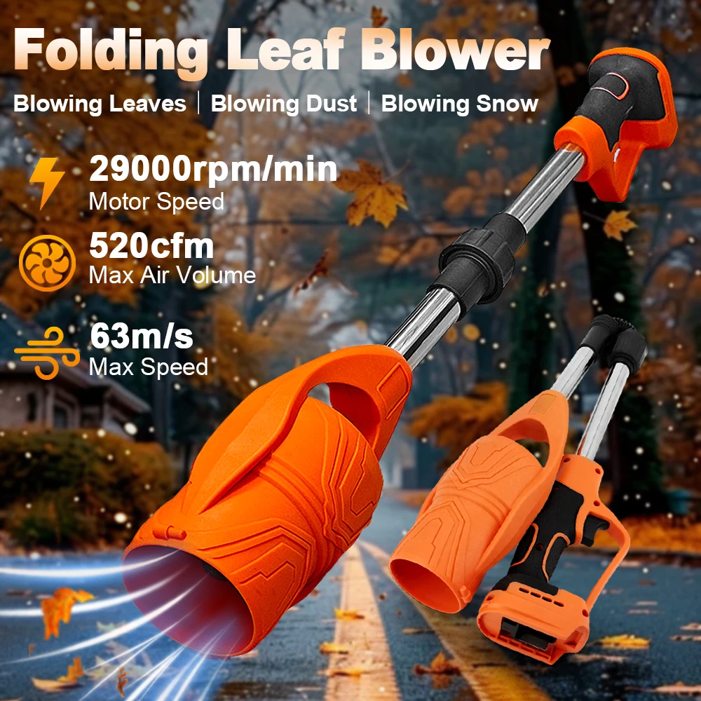 RDDSPON Бесщеточный электрический воздуходувка Беспроводные воздуходувки для листьев Пылесборник Складные пылеочистители для садовых газонов (без батареи)
RDDSPON Бесщеточный электрический воздуходувка Беспроводные воздуходувки для листьев Пылесборник Складные пылеочистители для садовых газонов (без батареи)