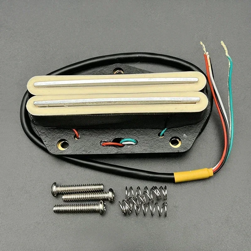 Alnico 2 TL Style Bridge Pickup Twin blade Humbucker 4 Conduct Output 9K Alnico 2 Coil Splitting Electric Guitar Parts
Alnico 2 TL Style Bridge Pickup Twin blade Humbucker 4 Conduct Output 9K Alnico 2 Coil Splitting Electric Guitar Parts