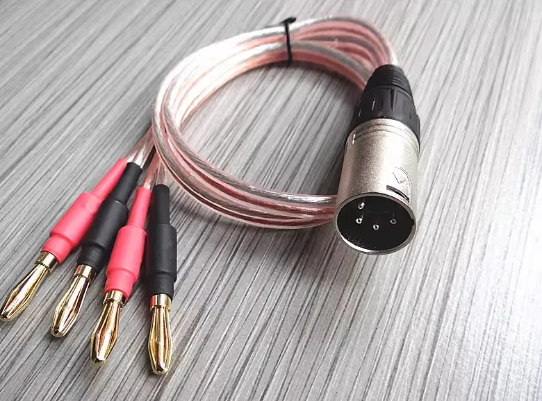 HIFI OFC 4-контактный XLR-кабель (штекер/гнездо) с разветвителем на 4 банановых разъема, балансный, для наушников, гарнитур и усилителей
HIFI OFC 4-контактный XLR-кабель (штекер/гнездо) с разветвителем на 4 банановых разъема, балансный, для наушников, гарнитур и усилителей