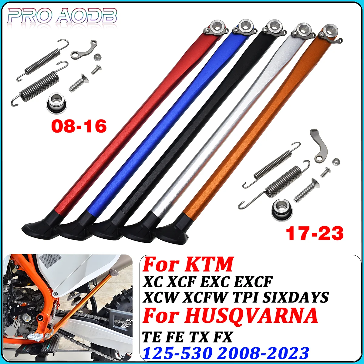 Motorcycle Kickstand Side Stand For Husqvarna TE TX FE FX For KTM XCF XC XCW EXC EXCF 250 300 350 400 450 For GasGas 2017-2023
Motorcycle Kickstand Side Stand For Husqvarna TE TX FE FX For KTM XCF XC XCW EXC EXCF 250 300 350 400 450 For GasGas 2017-2023