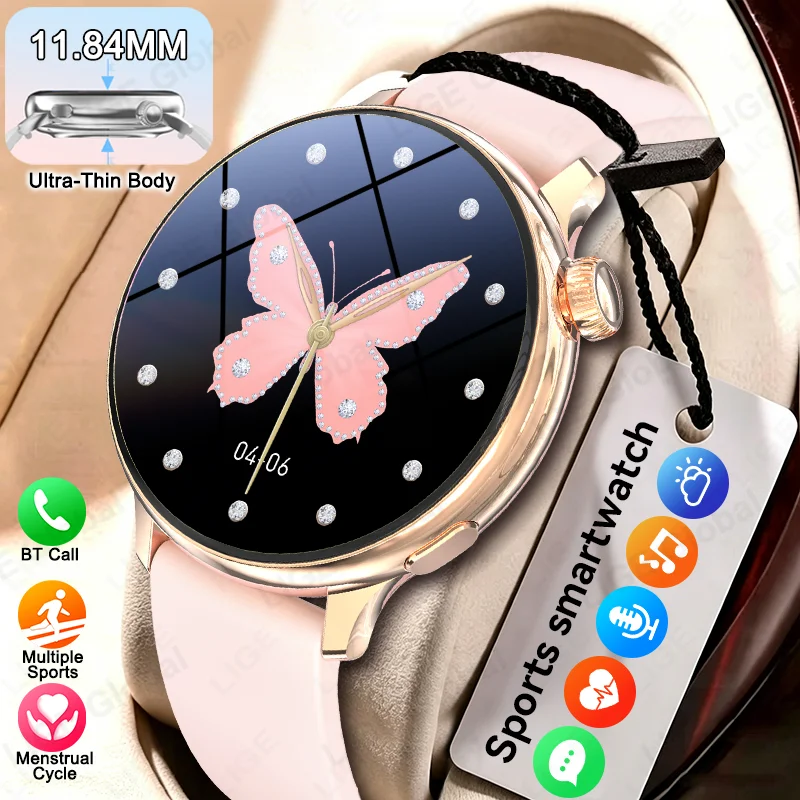 LIGE Ultra Thin Fashion Smart Watch Woman Wireless Call DIY Dial Sports Bracelet APP message Reminders Smartwatch For Women Lady
LIGE Ultra Thin Fashion Smart Watch Woman Wireless Call DIY Dial Sports Bracelet APP message Reminders Smartwatch For Women Lady