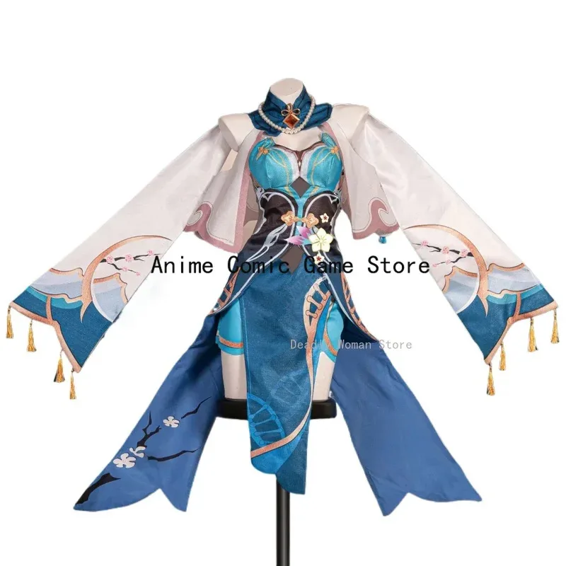 Ruan Mei Honkai Star Rail Cosplay Costume Dress Wig Ainme Game Sexy Chinese Cheongsam Halloween Party Outfit for Women
Ruan Mei Honkai Star Rail Cosplay Costume Dress Wig Ainme Game Sexy Chinese Cheongsam Halloween Party Outfit for Women