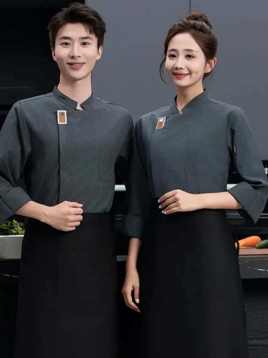 Long Sve Chef Work orms for Men And Women Hotel Restaurant Kitchen Cusizable Printing Comfortable Breathable Material
Long Sve Chef Work orms for Men And Women Hotel Restaurant Kitchen Cusizable Printing Comfortable Breathable Material