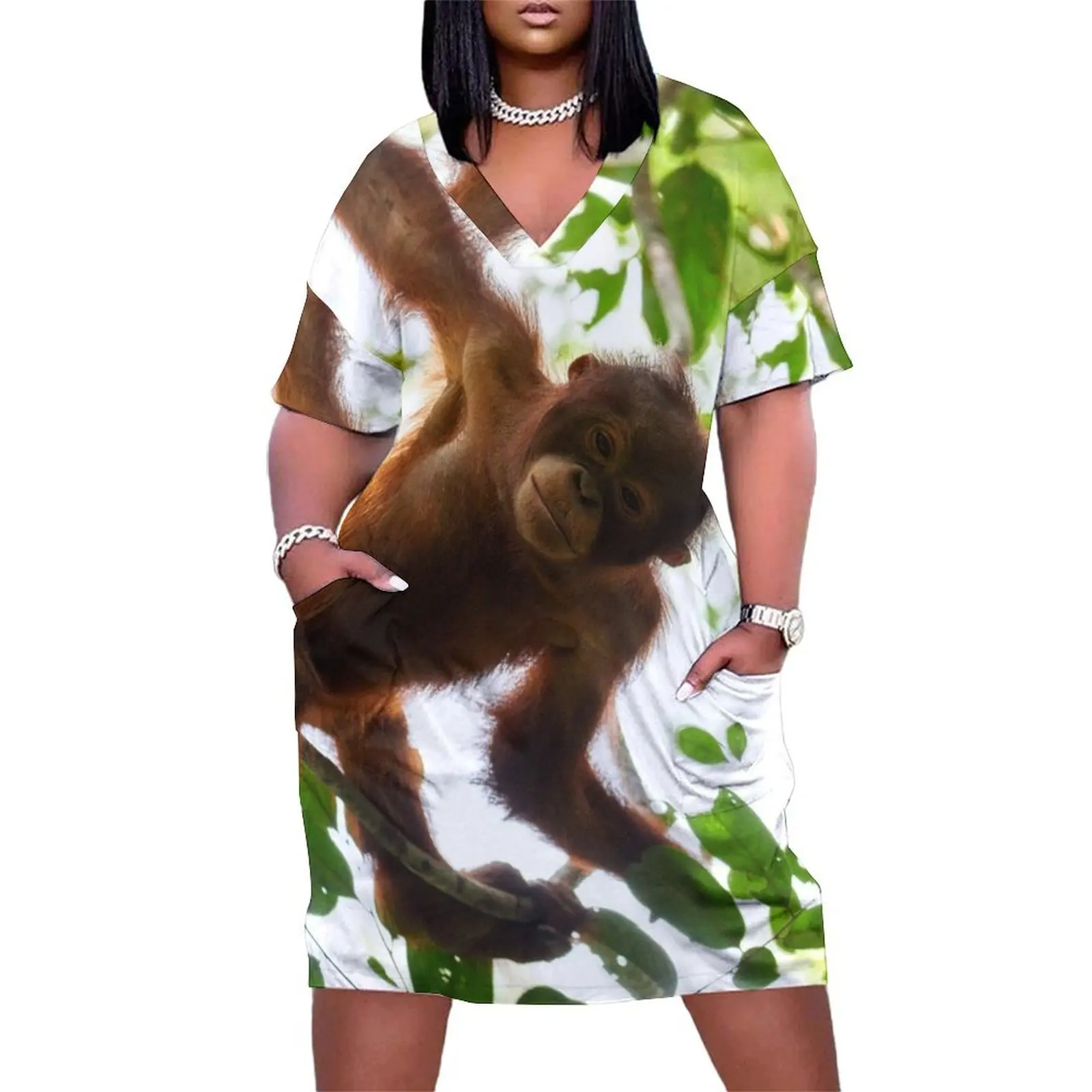 Observer 1 of 3 Loose Pocket Dress african dresses for woman long dress women summer
Observer 1 of 3 Loose Pocket Dress african dresses for woman long dress women summer