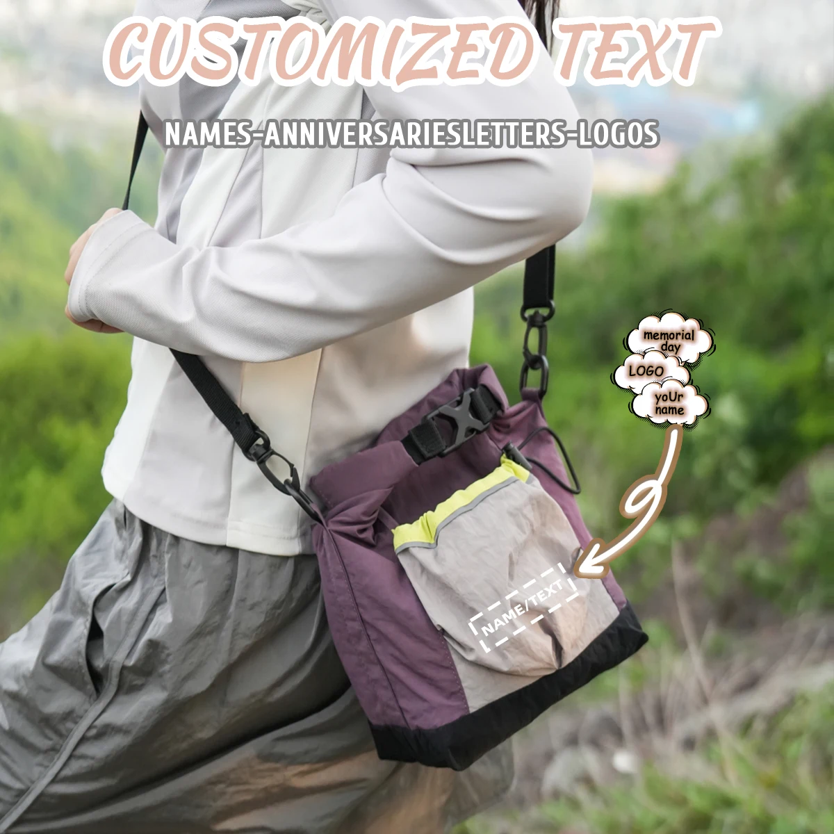 Logo Customization Park Crossbody Bag for Women, Water Bottle Bag, Lightweight Outdoor Hiking and Mountaineering Bag, Mobile Phone Bag, Portable Water Bottle Bag, Small Crossbody Bag for Men, Personalized DIY
Logo Customization Park Crossbody Bag for Women, Water Bottle Bag, Lightweight Outdoor Hiking and Mountaineering Bag, Mobile Phone Bag, Portable Water Bottle Bag, Small Crossbody Bag for Men, Personalized DIY