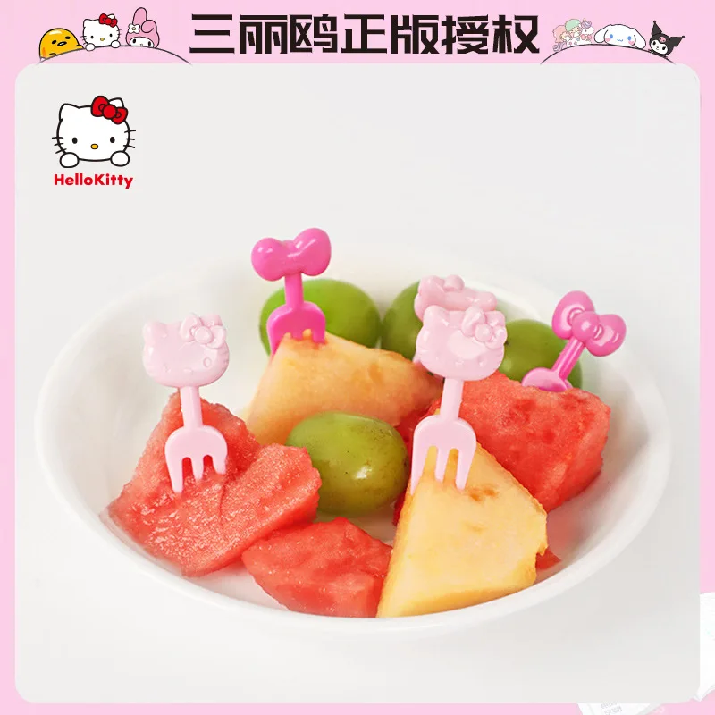 Sanrio Hello Kitty creative fruit fork disposable transparent fruit stick cute Hello Kitty snack dessert small fork
Sanrio Hello Kitty creative fruit fork disposable transparent fruit stick cute Hello Kitty snack dessert small fork