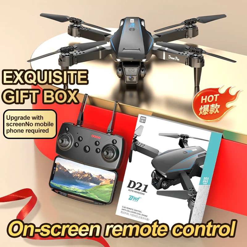 DWI D21 Professional 4K FPV RC Drone D21 With Wide Angle Camera WiFi Control Foldable Quadrotor Helicopter For Beginners Gifts
DWI D21 Professional 4K FPV RC Drone D21 With Wide Angle Camera WiFi Control Foldable Quadrotor Helicopter For Beginners Gifts