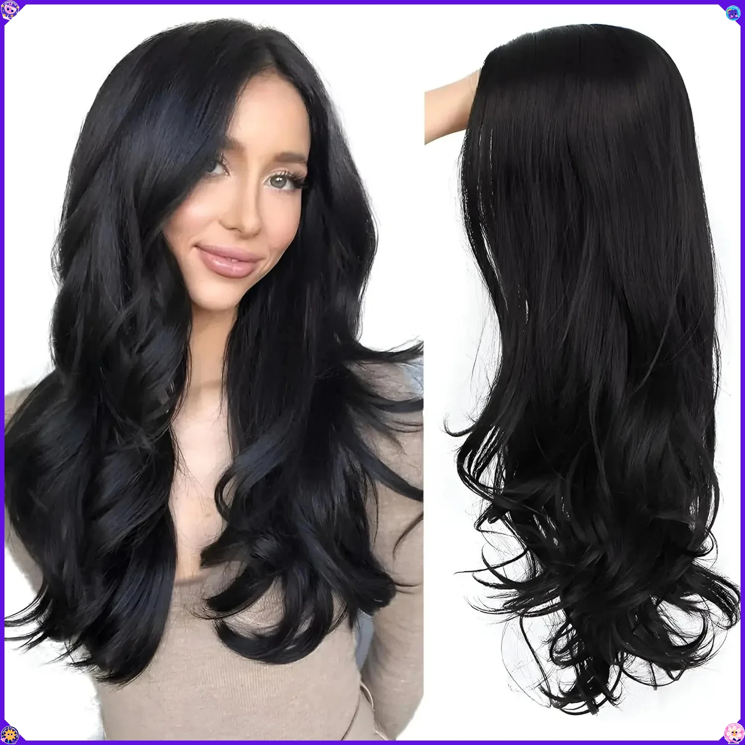 26 Inch Synthetic Long Wavy Curly Wig Heat Resistant Glueless Fashion Hair for Cosplay Costume Party Daily Use Women
26 Inch Synthetic Long Wavy Curly Wig Heat Resistant Glueless Fashion Hair for Cosplay Costume Party Daily Use Women
