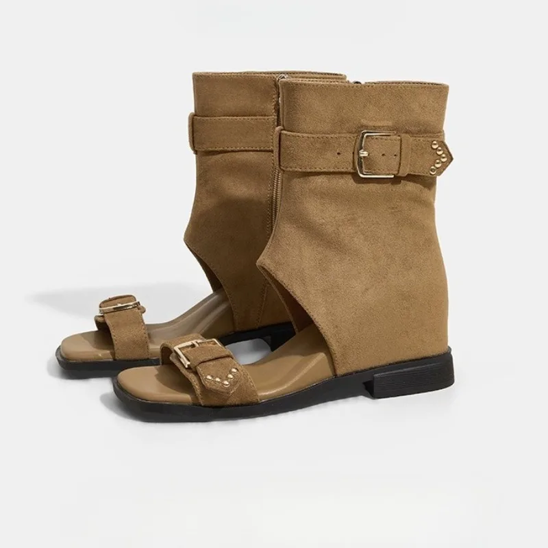 Summer Bohemian Style Women's Cool Boots Fashion Belt Buckle Women's Sandals Designer Casual Woman's Shoes Sandalias De Mujer
Summer Bohemian Style Women's Cool Boots Fashion Belt Buckle Women's Sandals Designer Casual Woman's Shoes Sandalias De Mujer