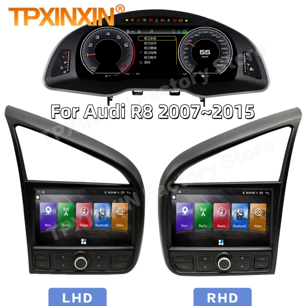 Lossless installation Digital LCD Cluster For Audi R8 2007~2015 Car Digital Dashboard Panel Carplay 12.3 Inch Smart HD Screen
Lossless installation Digital LCD Cluster For Audi R8 2007~2015 Car Digital Dashboard Panel Carplay 12.3 Inch Smart HD Screen