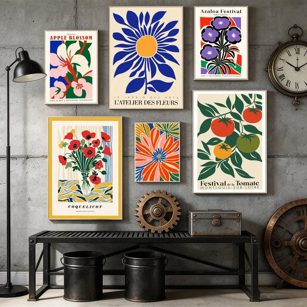 Vintage Flower Festivals Poster Home Bar Wall Art Sticker Waterproof Self-Adhesive Mural for Living Room Bedroom Decor
Vintage Flower Festivals Poster Home Bar Wall Art Sticker Waterproof Self-Adhesive Mural for Living Room Bedroom Decor