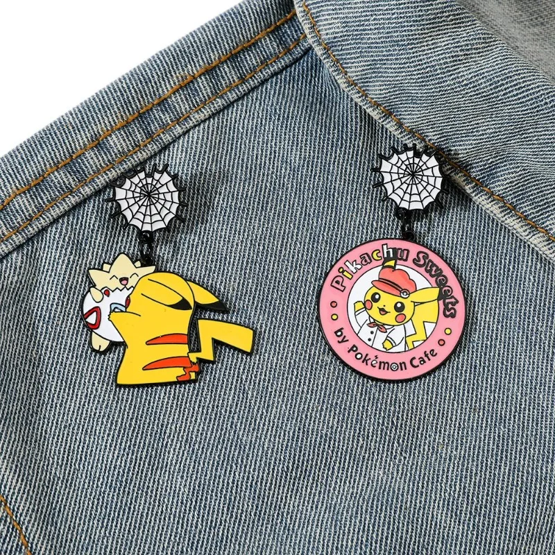 Kawaii Pokemon Pikachu Cartoon Brooch Anime Figures Creative Q Figural Cute Schoolbag Clothing Decoration Children Birthday Gift
Kawaii Pokemon Pikachu Cartoon Brooch Anime Figures Creative Q Figural Cute Schoolbag Clothing Decoration Children Birthday Gift
