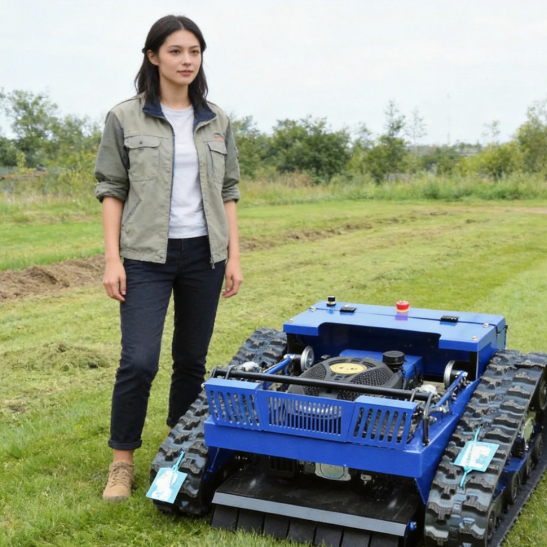Customized lawn mower with cutting width of 550mm and high horsepower tracked household lawn mower
Customized lawn mower with cutting width of 550mm and high horsepower tracked household lawn mower