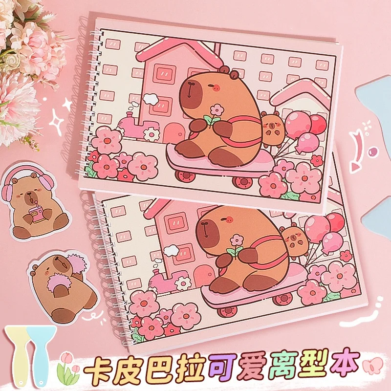 Kawaii Pink A5 Sticker Books Cute Cartoon Kapibala Double-sided Coil Release Paper Book Hand Account Tape Stickers Storage Books
Kawaii Pink A5 Sticker Books Cute Cartoon Kapibala Double-sided Coil Release Paper Book Hand Account Tape Stickers Storage Books