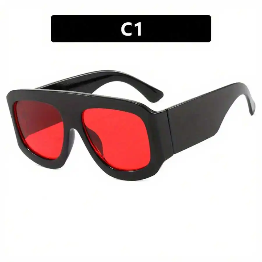 Unisex Retro Plastic Frame Red PC Lens Fashion Sunglasses For Daily Wear Party Photography
Unisex Retro Plastic Frame Red PC Lens Fashion Sunglasses For Daily Wear Party Photography