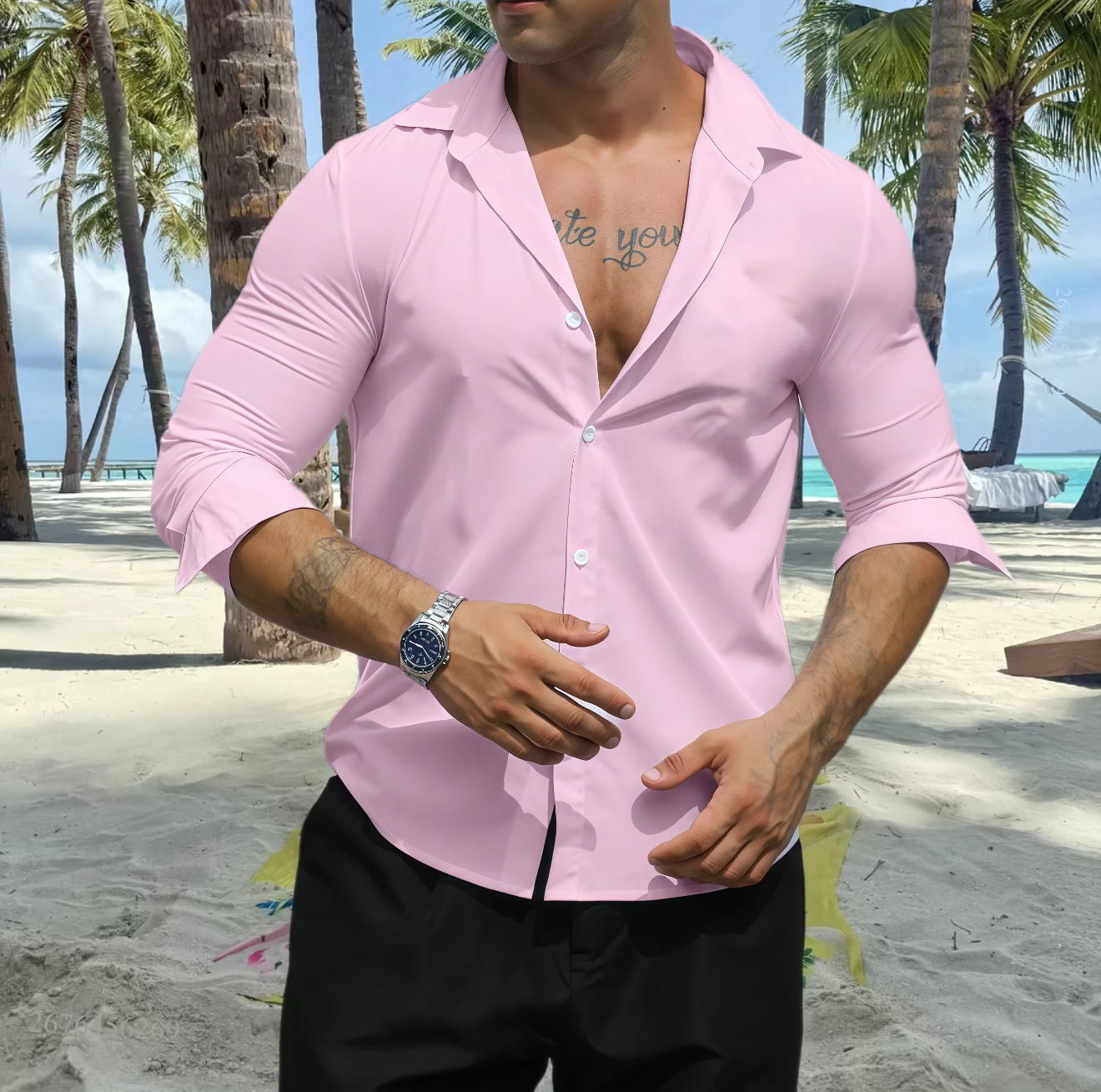 Мужская однотонная повседневная официальная рубашка с длинными рукавами, модная и удобная рубашка с длинными рукавами и лацканами, быстрая доставка
Мужская однотонная повседневная официальная рубашка с длинными рукавами, модная и удобная рубашка с длинными рукавами и лацканами, быстрая доставка