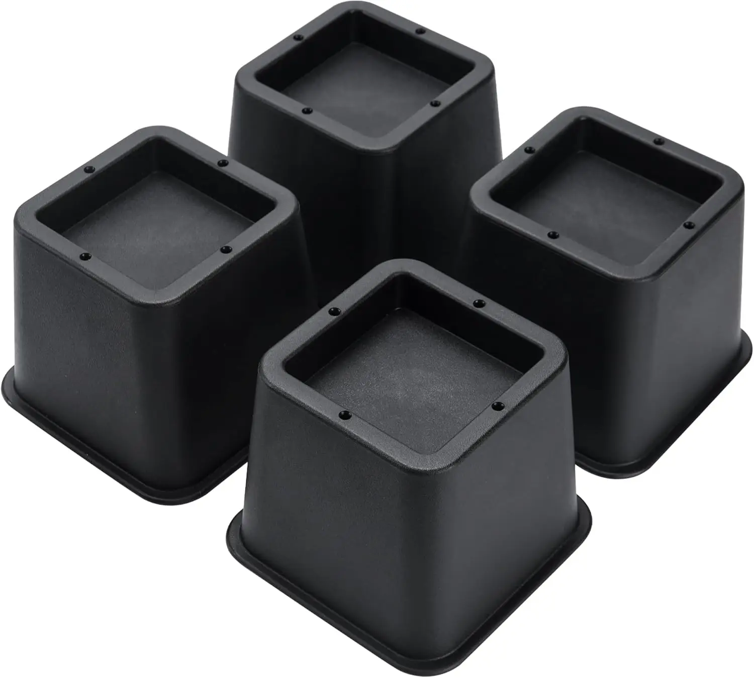 Bed Risers 3 Inch - Heavy Duty Furniture Risers for Under Bed Storage, Dorm, Desk, Table, Chair, Sofa - 4 Pack Black B
Bed Risers 3 Inch - Heavy Duty Furniture Risers for Under Bed Storage, Dorm, Desk, Table, Chair, Sofa - 4 Pack Black B