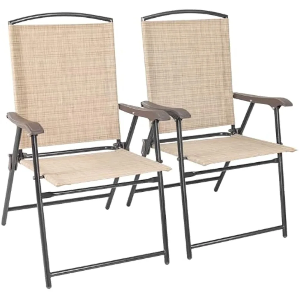 Patio Chairs Outdoor Chairs Set of 2 Portable Folding Sling Chair for Lawn Camping Yard Beach
Patio Chairs Outdoor Chairs Set of 2 Portable Folding Sling Chair for Lawn Camping Yard Beach