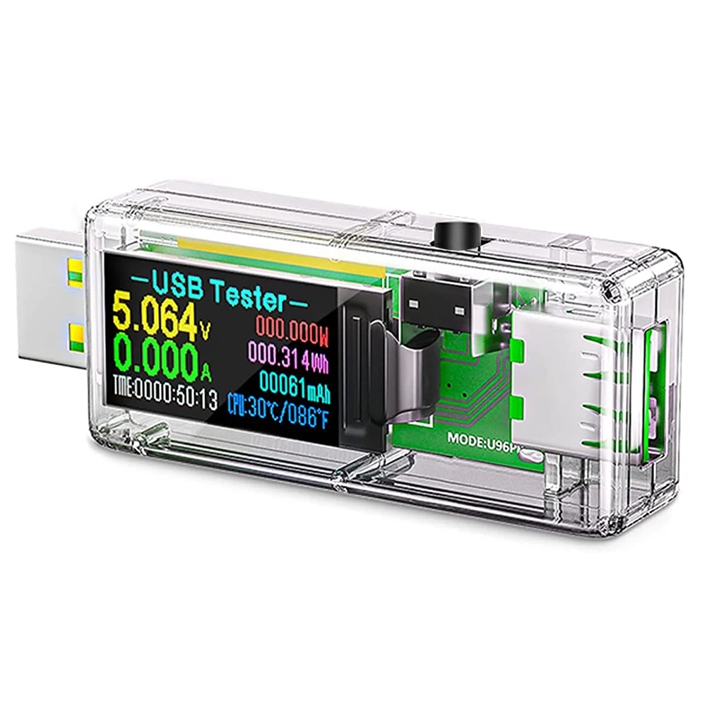 New USB 3.0 Tester, IPS Color Display Digital Multimeter Voltage and Current Monitor, DC 5.1A/30V/150W Power Meter Tester
New USB 3.0 Tester, IPS Color Display Digital Multimeter Voltage and Current Monitor, DC 5.1A/30V/150W Power Meter Tester
