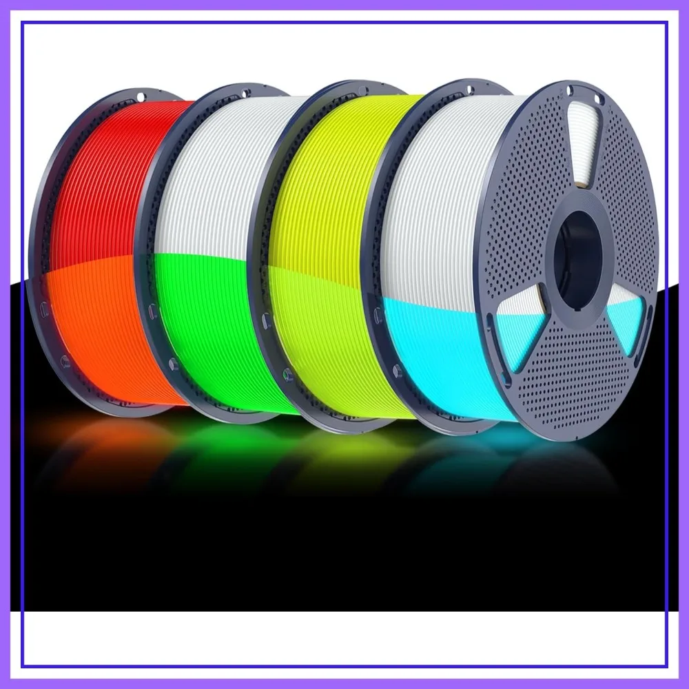 Glow in Dark PLA 3D Printer Filament Bundle 1.75mm, 4kg (4 Spools), Dimensional Accuracy +/-0.02mm
Glow in Dark PLA 3D Printer Filament Bundle 1.75mm, 4kg (4 Spools), Dimensional Accuracy +/-0.02mm