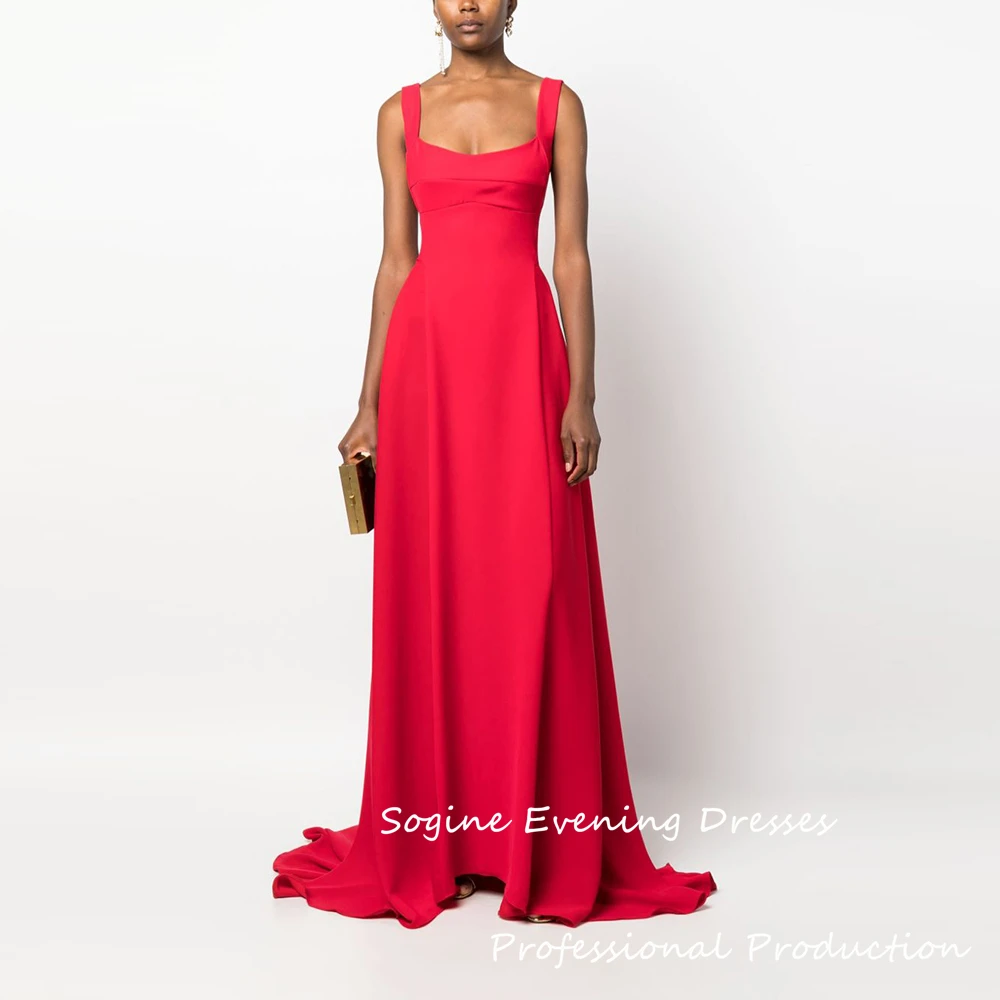 Customized Crepe Floor-Length Prom Dresses For Women 2025 Square Collar Mermaid Evening Dress Sleeveless Red High Waist Gowns
Customized Crepe Floor-Length Prom Dresses For Women 2025 Square Collar Mermaid Evening Dress Sleeveless Red High Waist Gowns