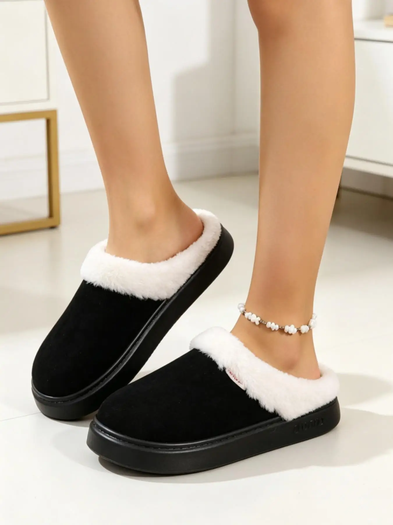 All Season Suede Fleece Lined Slippers for Women & Teens | Fur Trim Design, Anti-slip Outsole | Cozy Shoes for Bedroom & Living
All Season Suede Fleece Lined Slippers for Women & Teens | Fur Trim Design, Anti-slip Outsole | Cozy Shoes for Bedroom & Living
