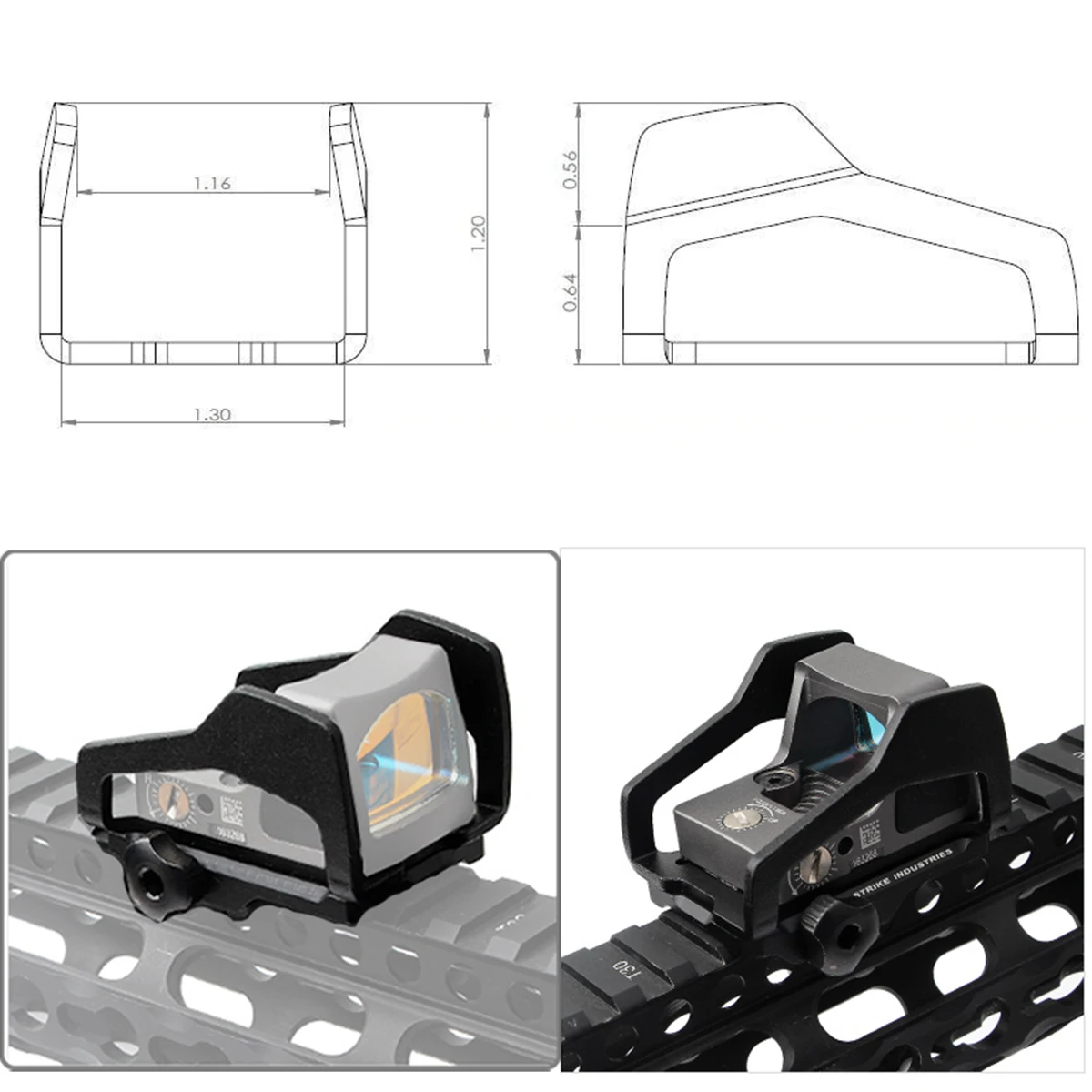 Mini MR RM Holographic Raiser Bracket Metal Red Dot Sight Scope Offset 30/45 Degree Side Mount Optics Mounting Base Accessories
Mini MR RM Holographic Raiser Bracket Metal Red Dot Sight Scope Offset 30/45 Degree Side Mount Optics Mounting Base Accessories