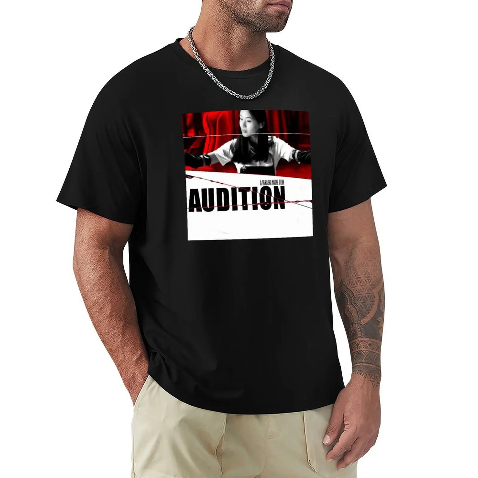 Audition T-Shirt oversize t-shirts man graphic t shirts luxury designer anime t shirts t shirt men
Audition T-Shirt oversize t-shirts man graphic t shirts luxury designer anime t shirts t shirt men