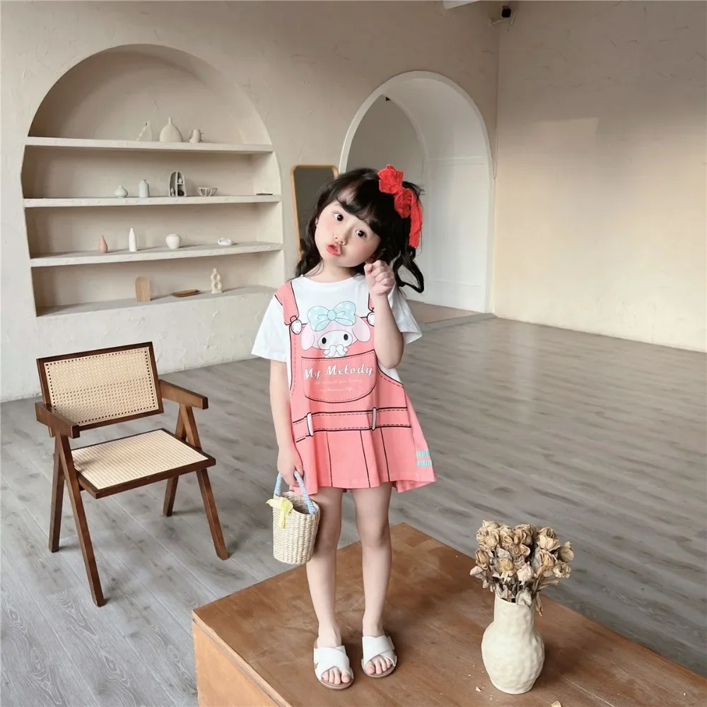 My Melody Anime Kawaii Sanrio Ins Fashion Shirt Dress Cute Cartoon Kuromi Children Printed Baby Skirt Clothes Gifts for Girls
My Melody Anime Kawaii Sanrio Ins Fashion Shirt Dress Cute Cartoon Kuromi Children Printed Baby Skirt Clothes Gifts for Girls