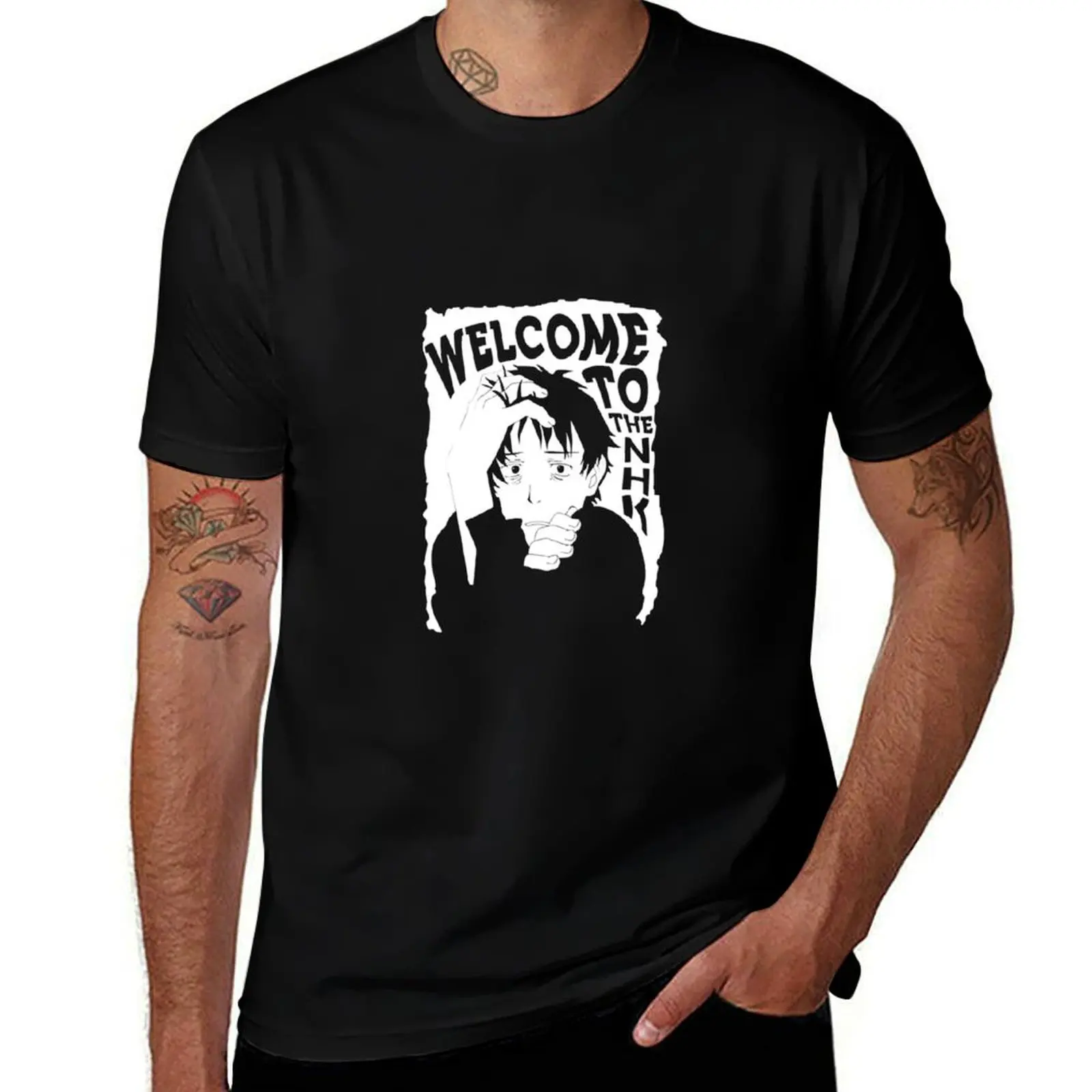 Welcome To The NHK T-Shirt man t shirt designer funny t shirts dark humor t shirts for man pack cotton T-Shirt
Welcome To The NHK T-Shirt man t shirt designer funny t shirts dark humor t shirts for man pack cotton T-Shirt